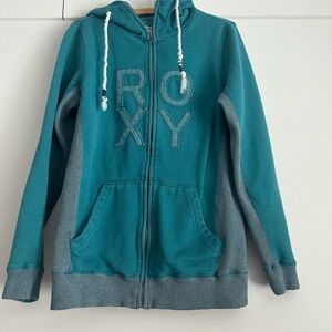 Roxy Blue Sweatshirt with Graphic Design